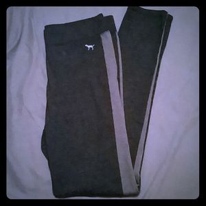 PINK Two-Tone Grey Leggings